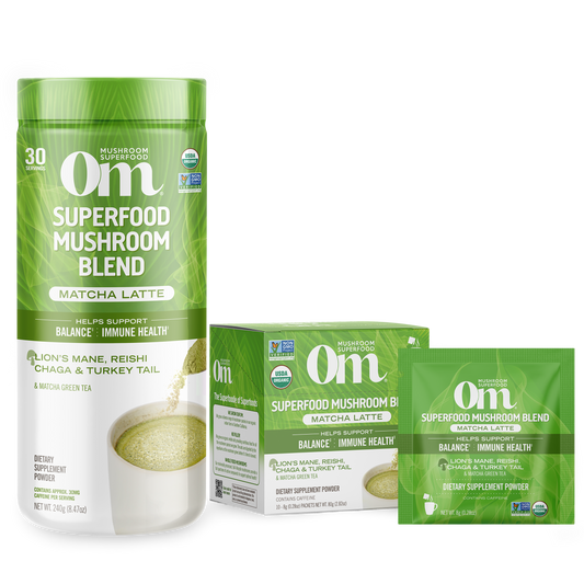 Mushroom Matcha Latte Blend