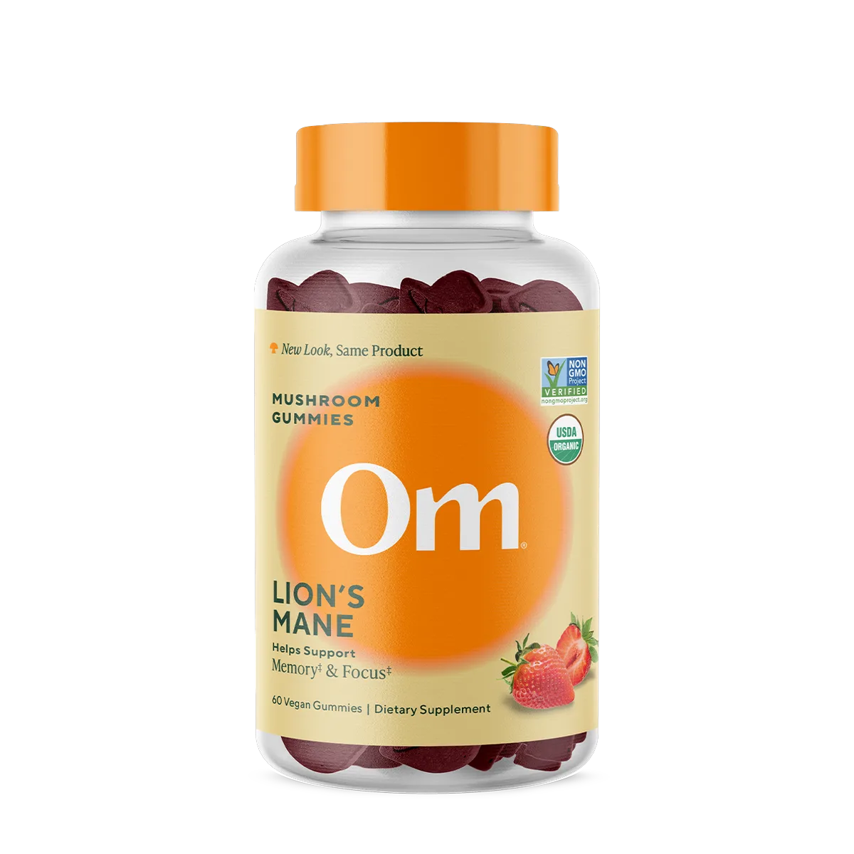 Lion’s Mane Mushroom Gummies, gummies, 30 servings