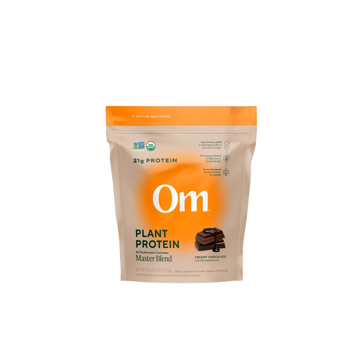 Master Blend Plant Protein Creamy Chocolate, protein, 16 servings