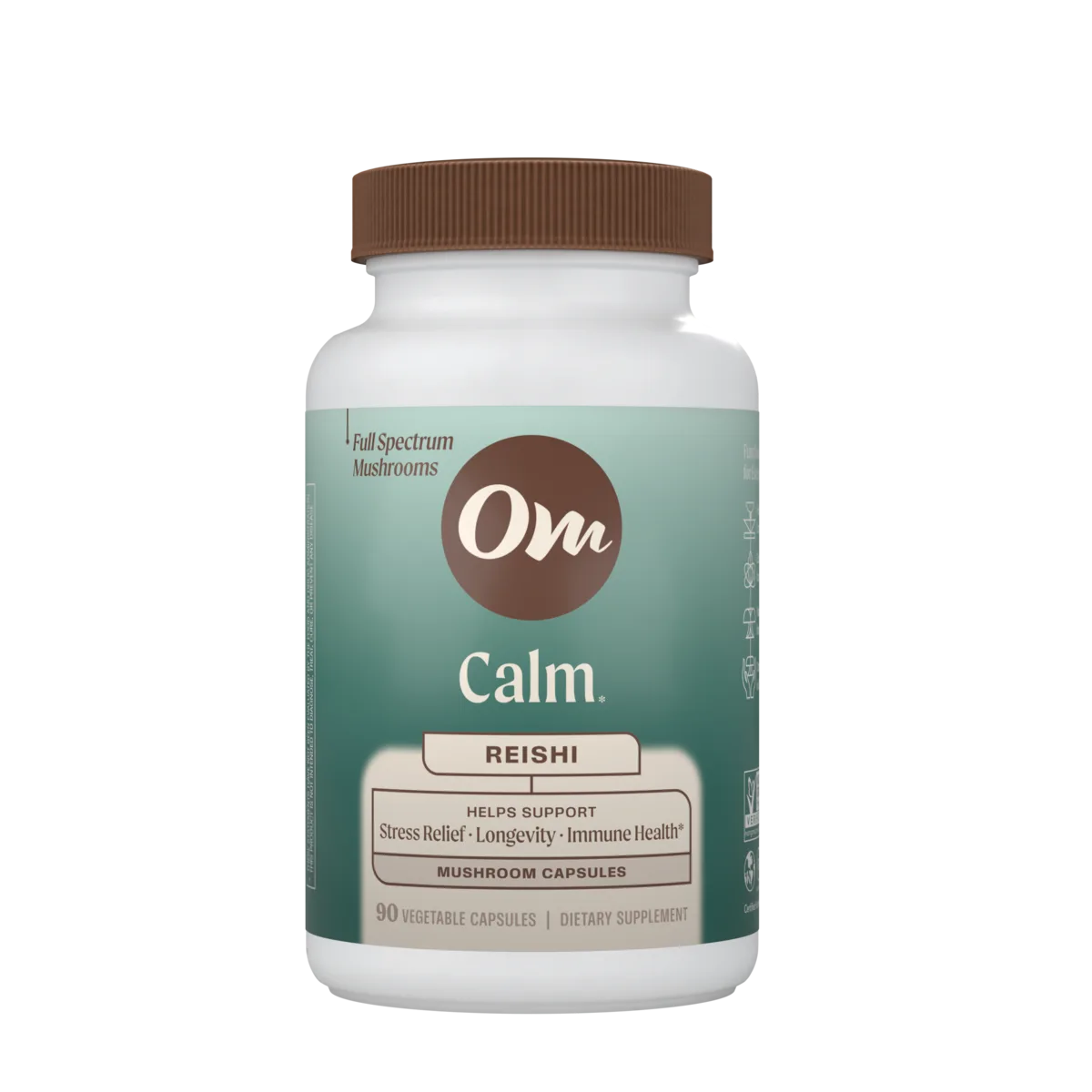 Calm Reishi, front of the bottle