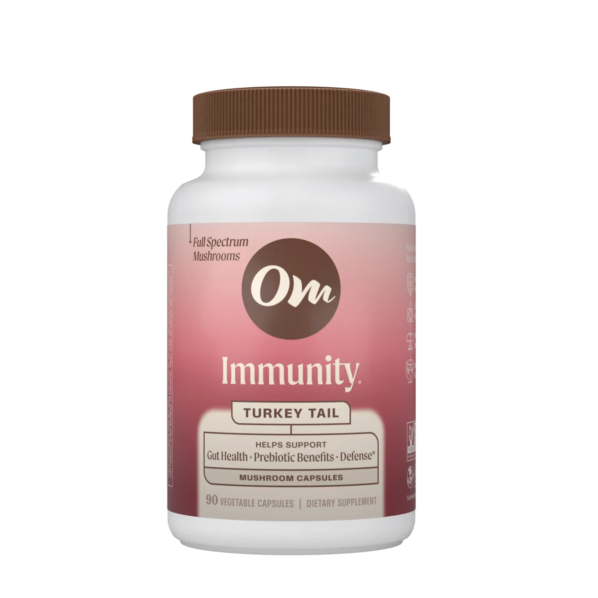 Immunity Turkey Tail, front of the bottle