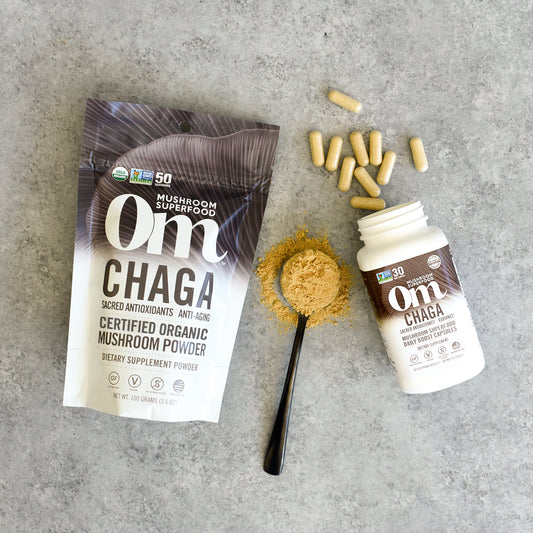 Take advantage of the chaga benefits for healthy skin, nails, and hair by consistently taking chaga mushroom supplements.