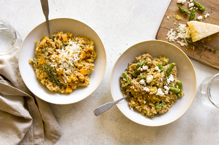 Mighty Broth Risotto 2 Ways