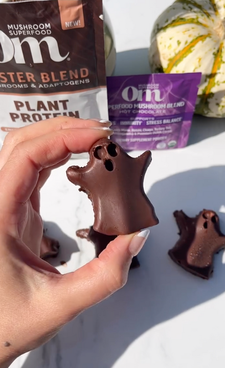 Adaptogenic Mushroom Chocolate Boo Bites