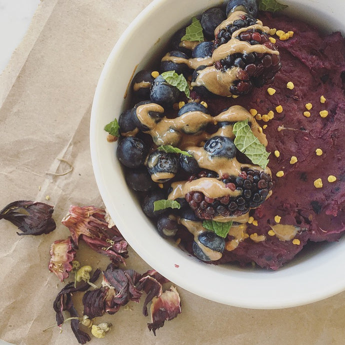 Shroom Sweet Potato Pudding