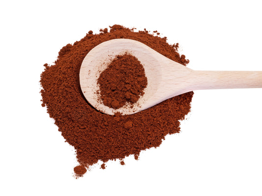 The nutritional value of mushroom powders, such as Chaga (pictured), adds to a balanced diet.