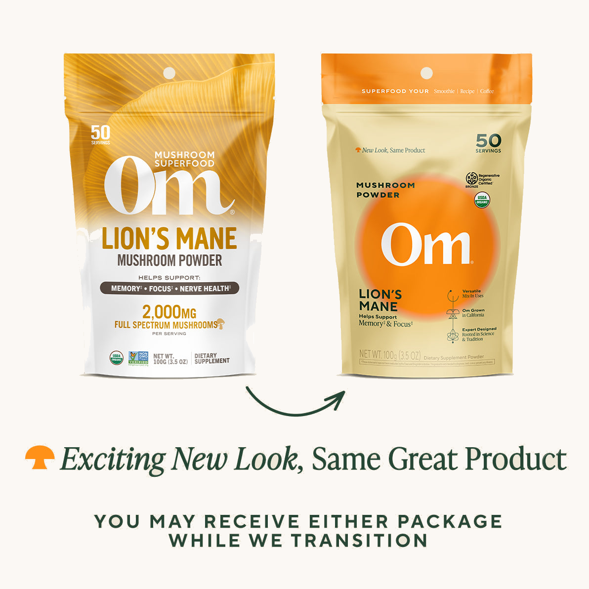 Lion’s Mane Organic Mushroom Powder