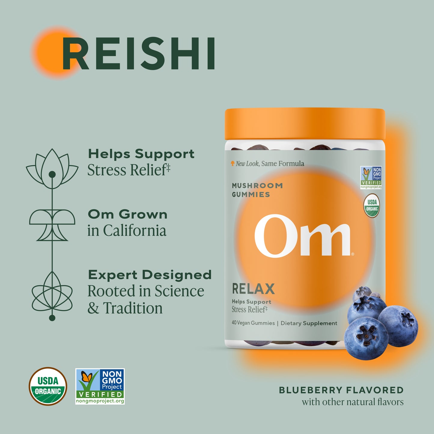 Relax Mushroom Gummies- 40ct.