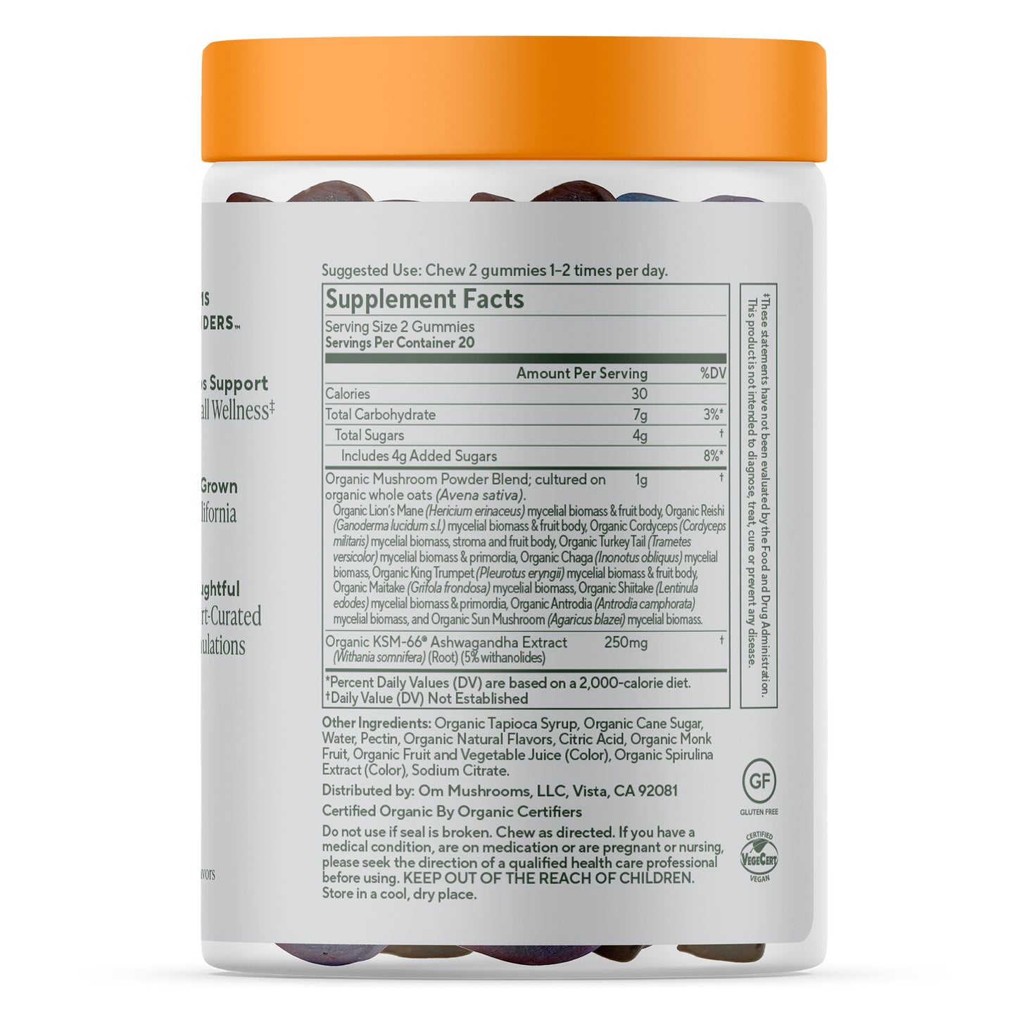 Master Blend Mushroom Gummies- 40ct.