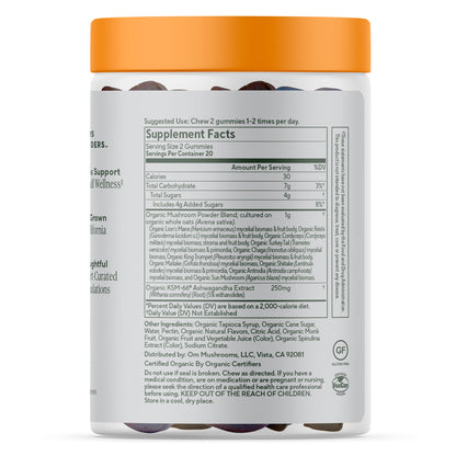 Master Blend Mushroom Gummies- 40ct.