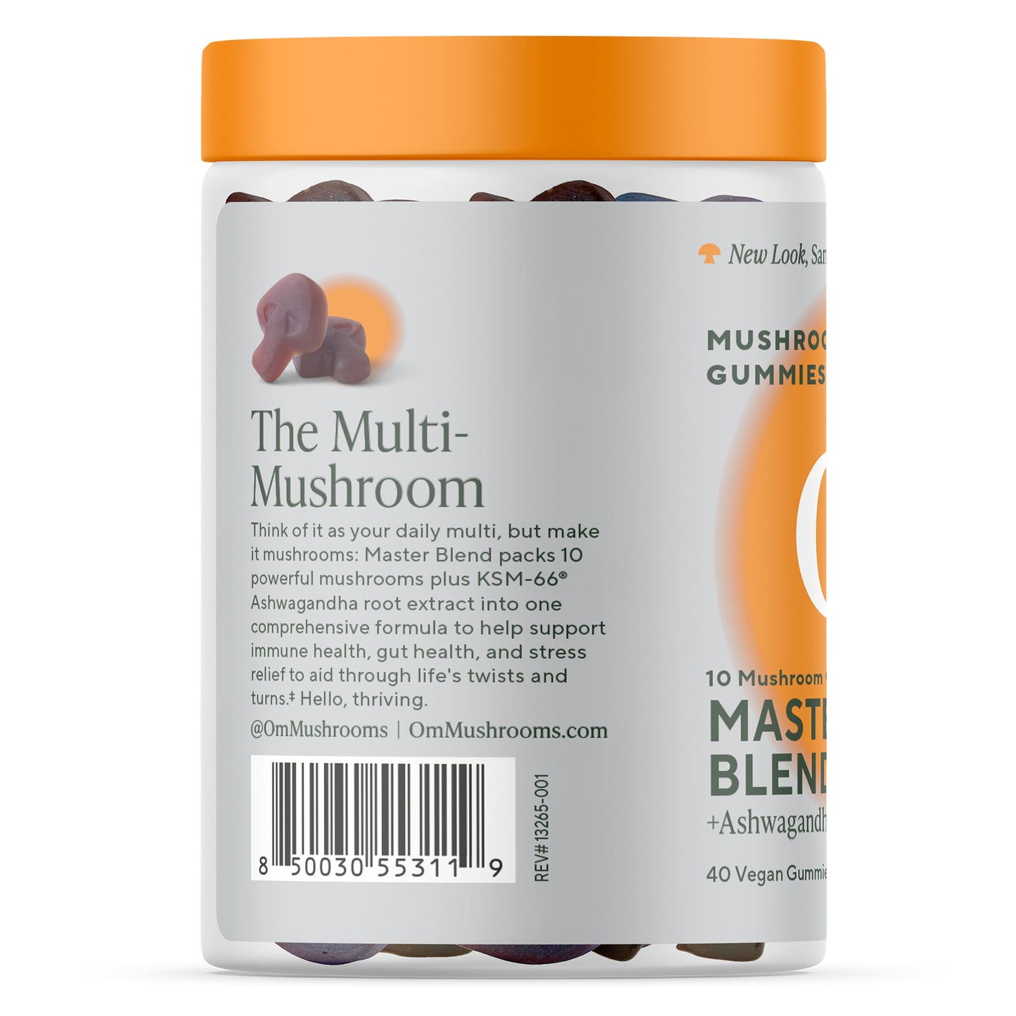 Master Blend Mushroom Gummies- 40ct.