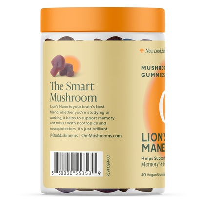 Lion’s Mane Mushroom Gummies- 40ct.