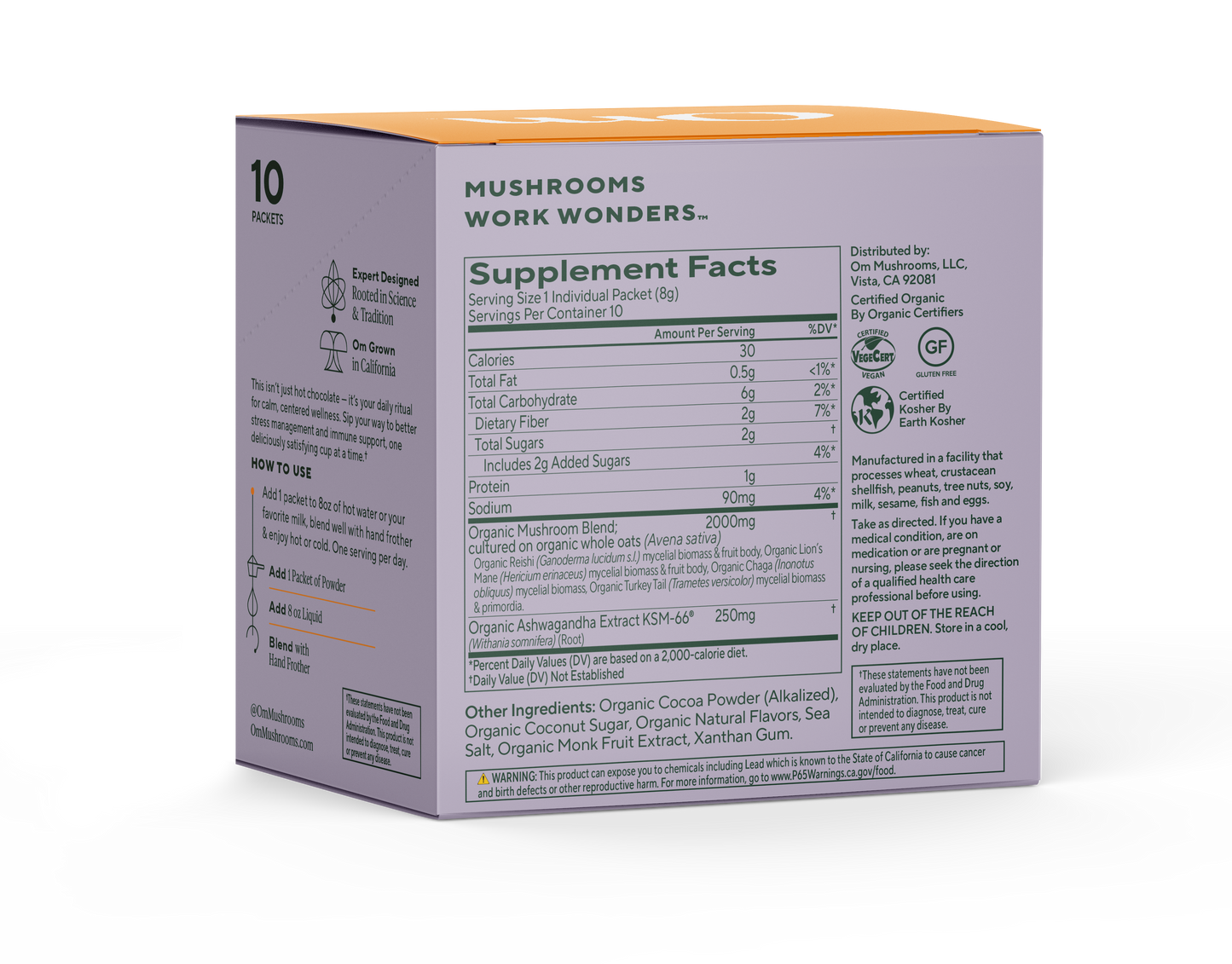 Mushroom Hot Chocolate Blend