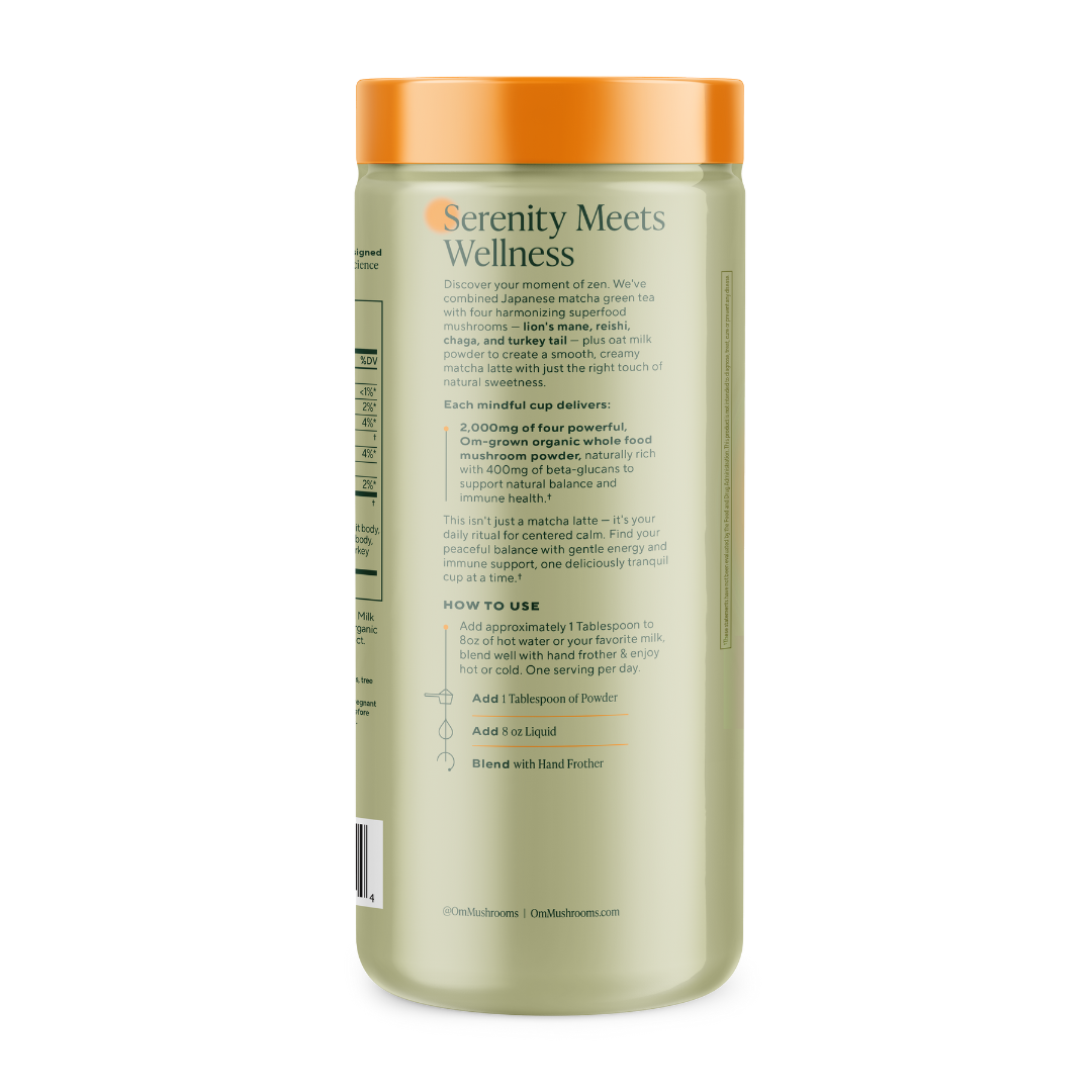 Mushroom Matcha Latte Blend