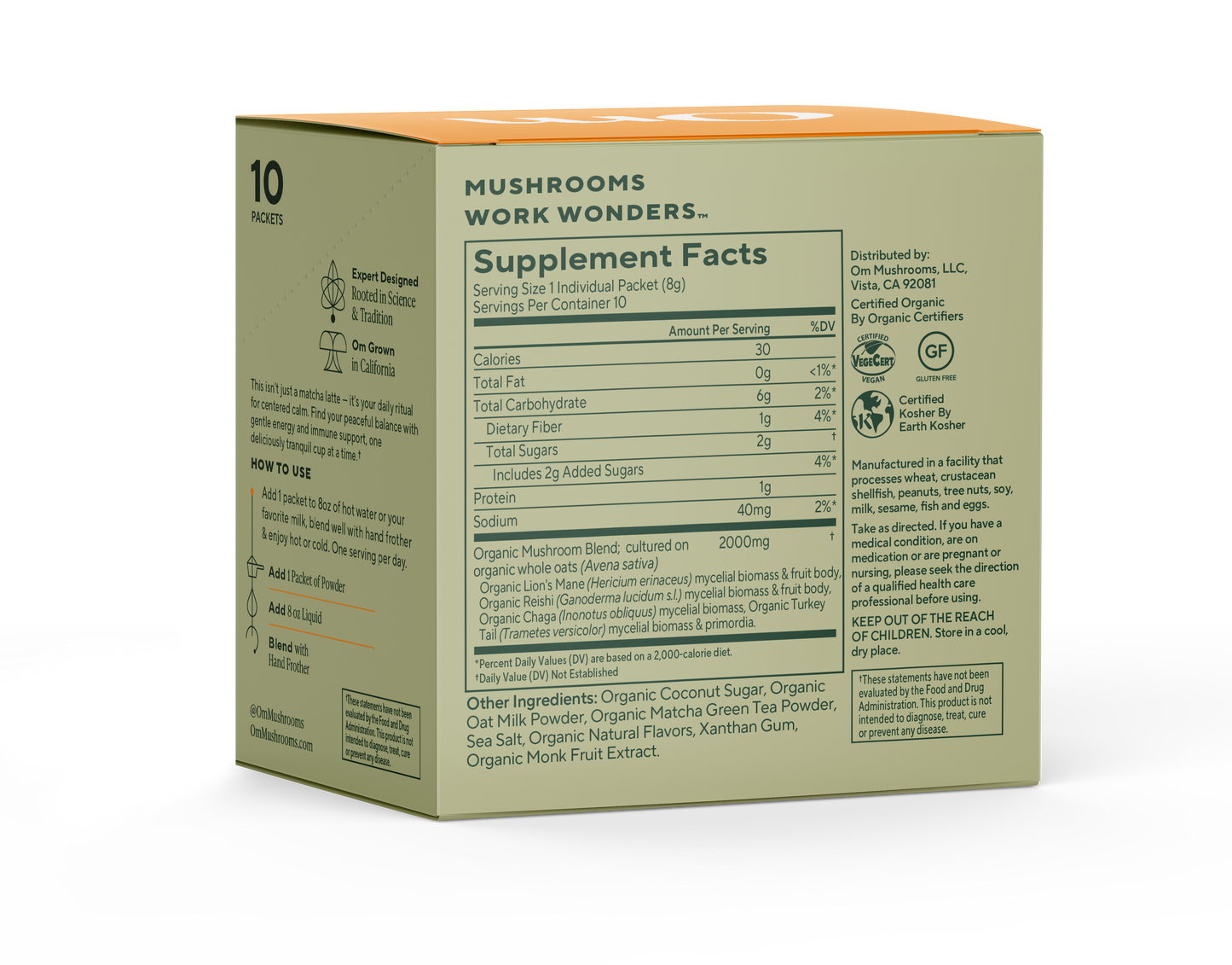 Mushroom Matcha Latte Blend