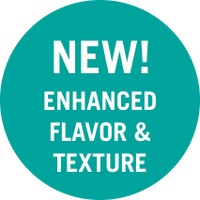 New enhanced flavor and texture product badge