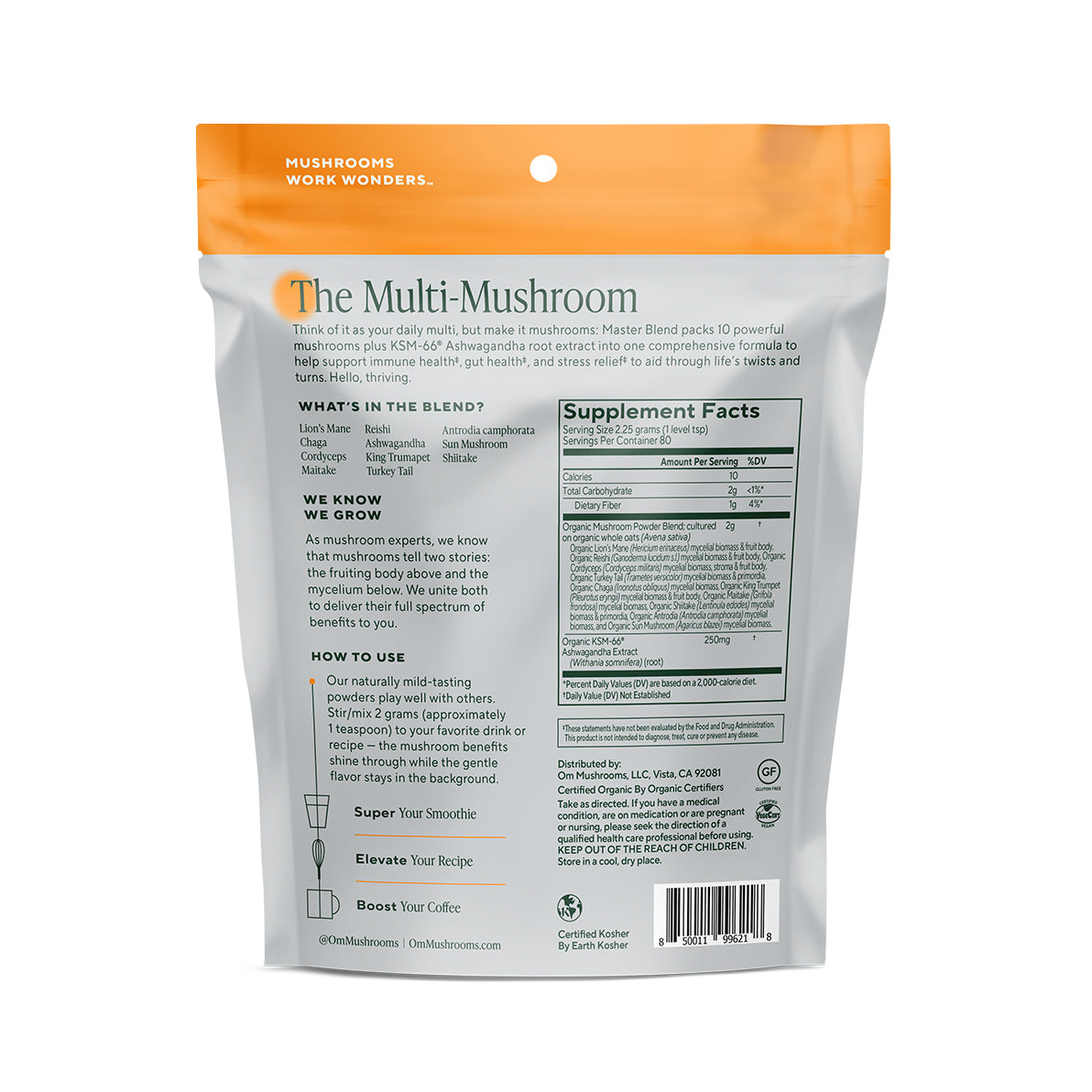 master blend powder- broker, back