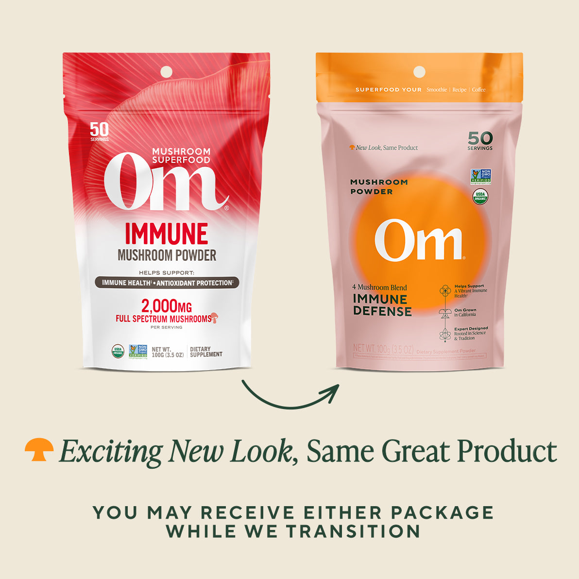 Immune Organic Mushroom Powder