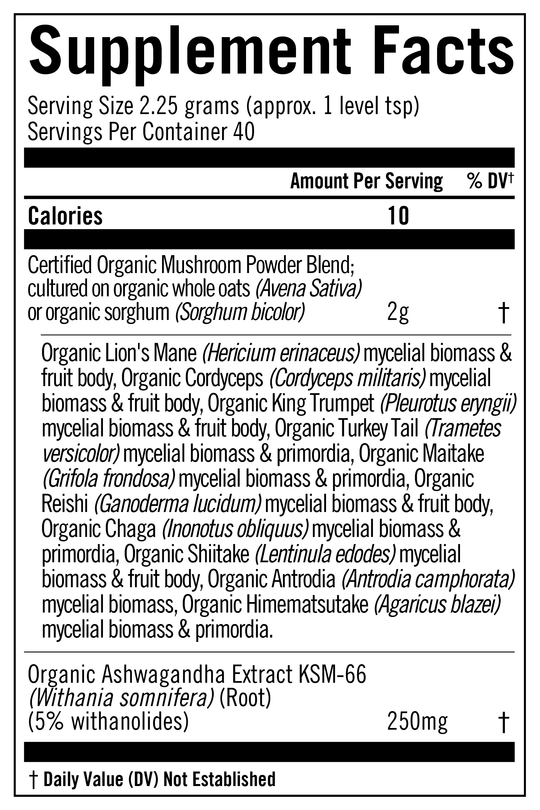 Buy Master Blend Mushroom Powder Supplement | Om