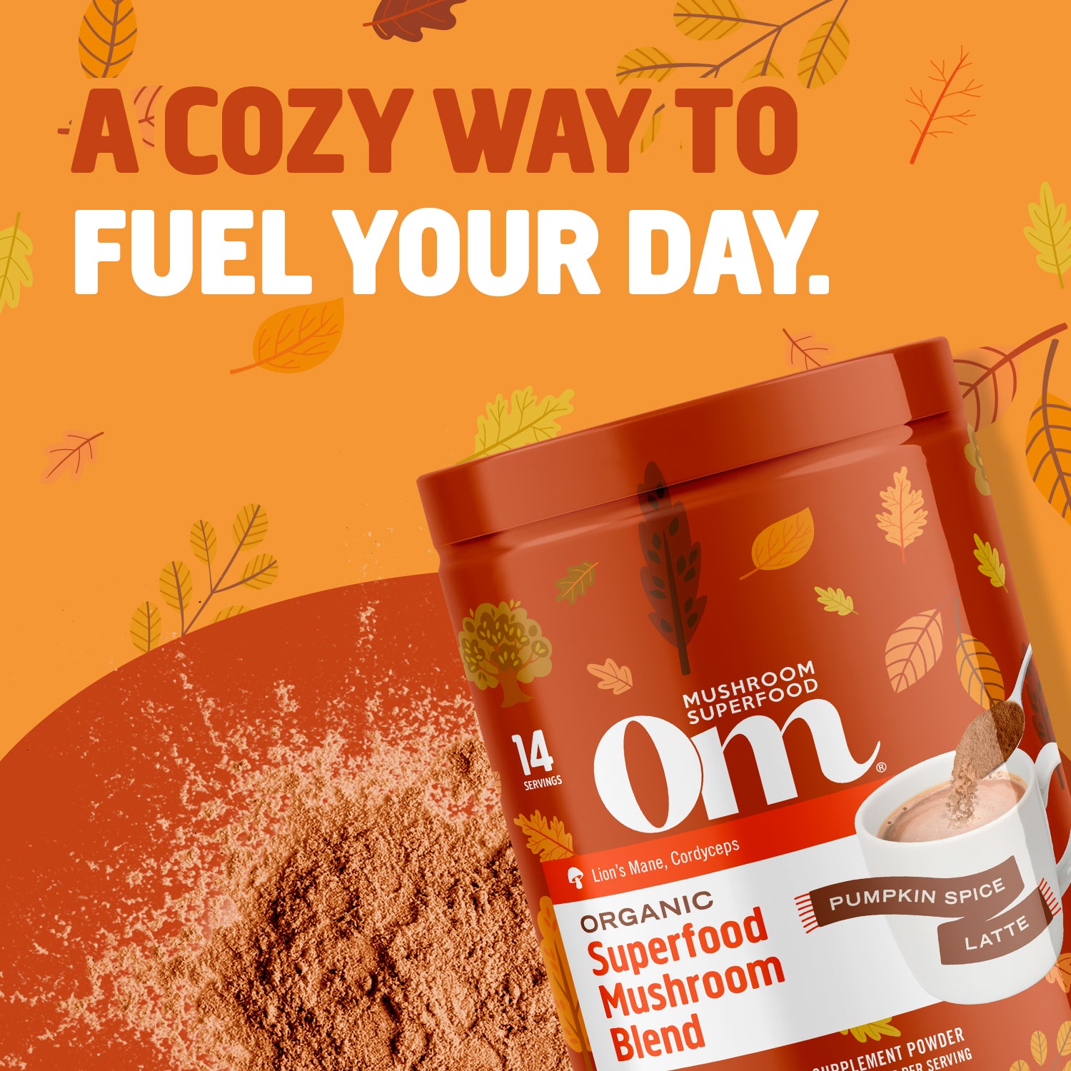 Pumpkin Spice Latte Blend: Limited Edition – Om Mushroom Superfood