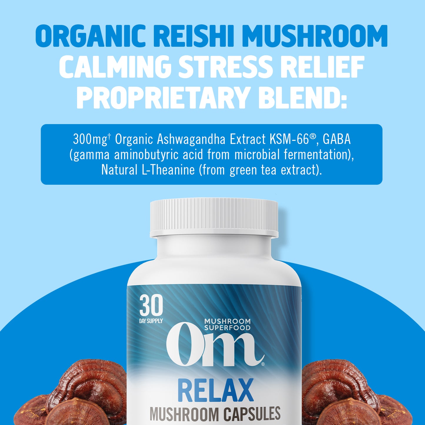 Relax Mushroom Capsules (Formerly Gently Zen)