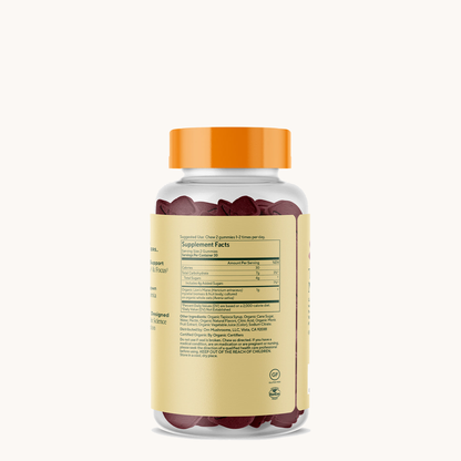 Lion's Mane Gummies supplement facts (back) [std-2026-08-10]