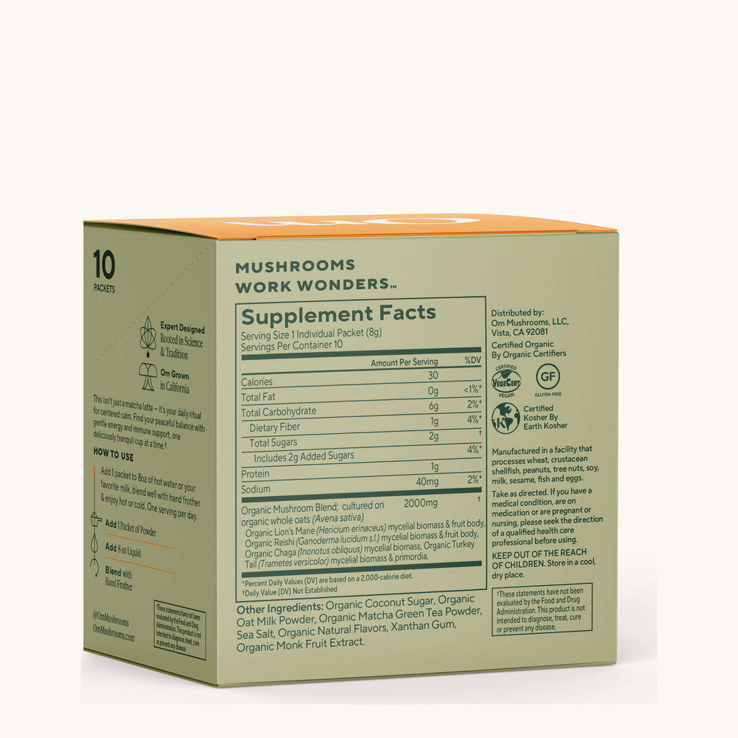 Matcha Latte supplement facts (back) [std-2026-08-10]