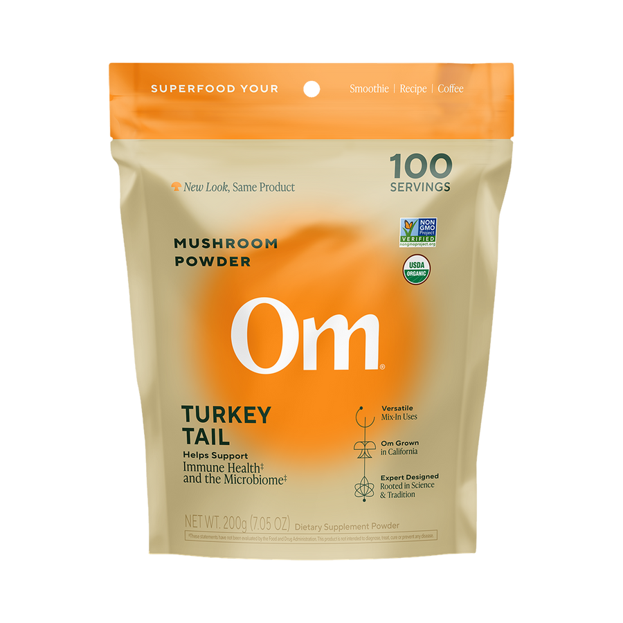 Turkey Tail Organic Mushroom Powder, powders, 90 servings | 6.35 oz (180g)