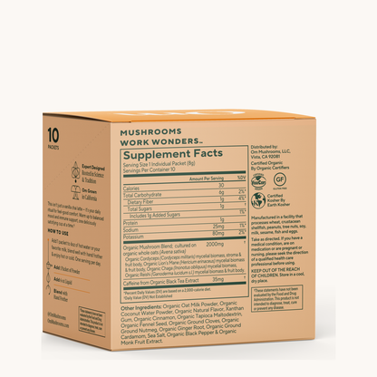 Vanilla Chai Latte supplement facts (back) [std-2026-08-10]