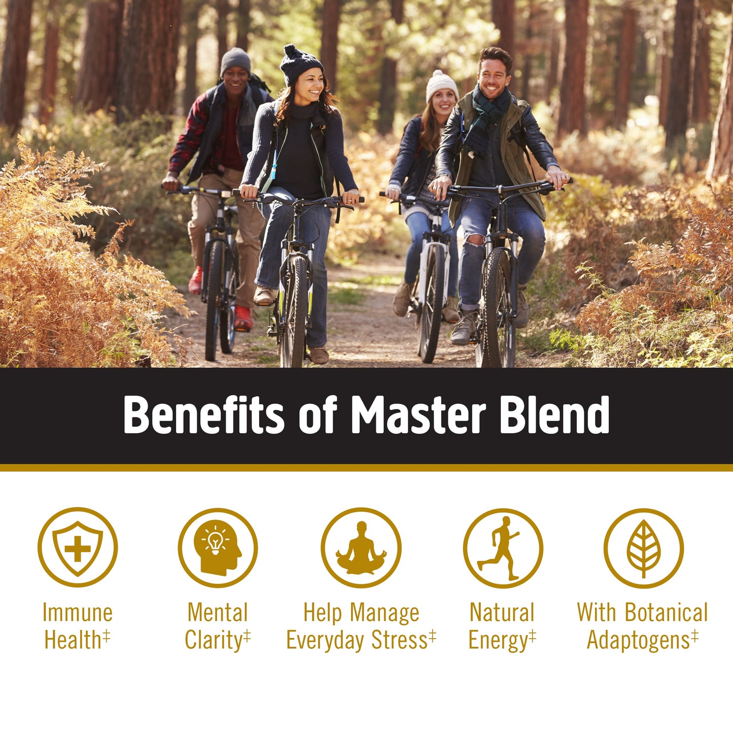Master Blend Mushroom Capsules - 12 Servings