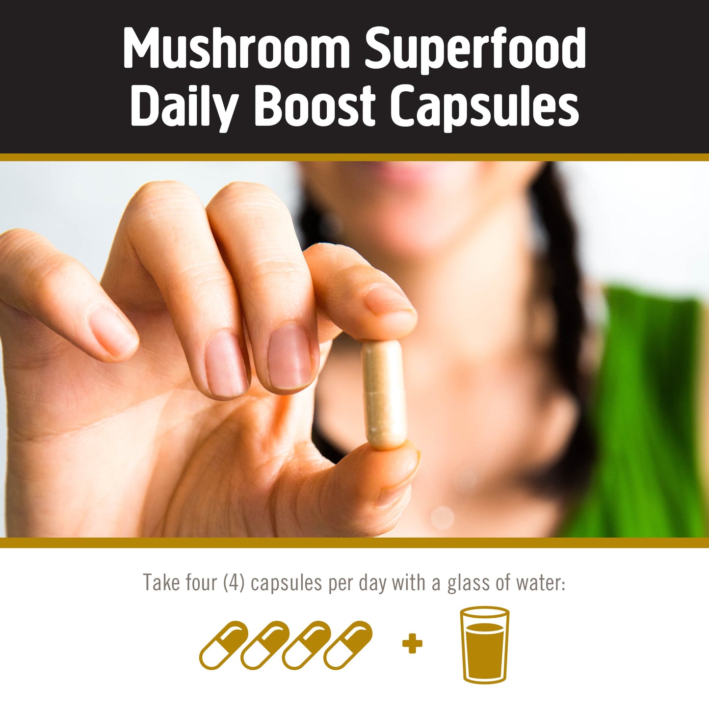 Master Blend Mushroom Capsules - 12 Servings