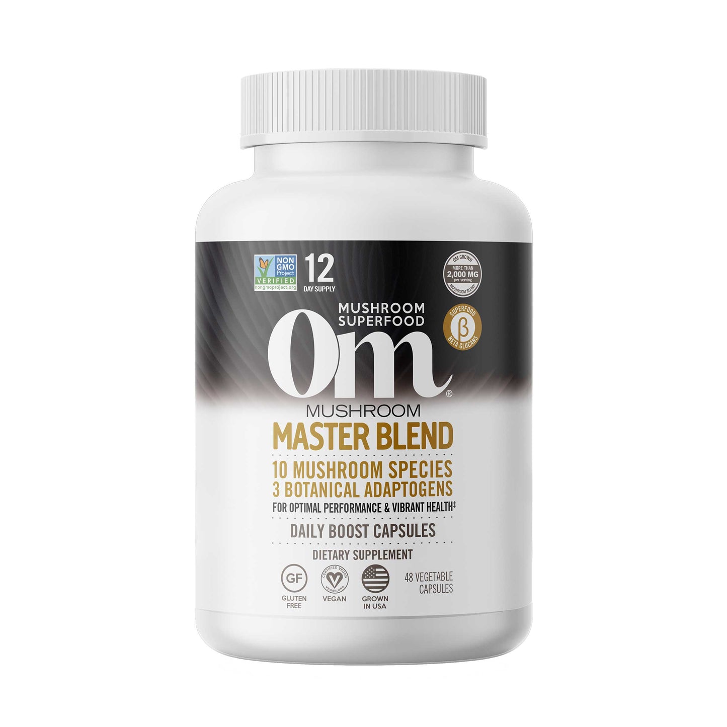 Master Blend Mushroom Capsules - 12 Servings