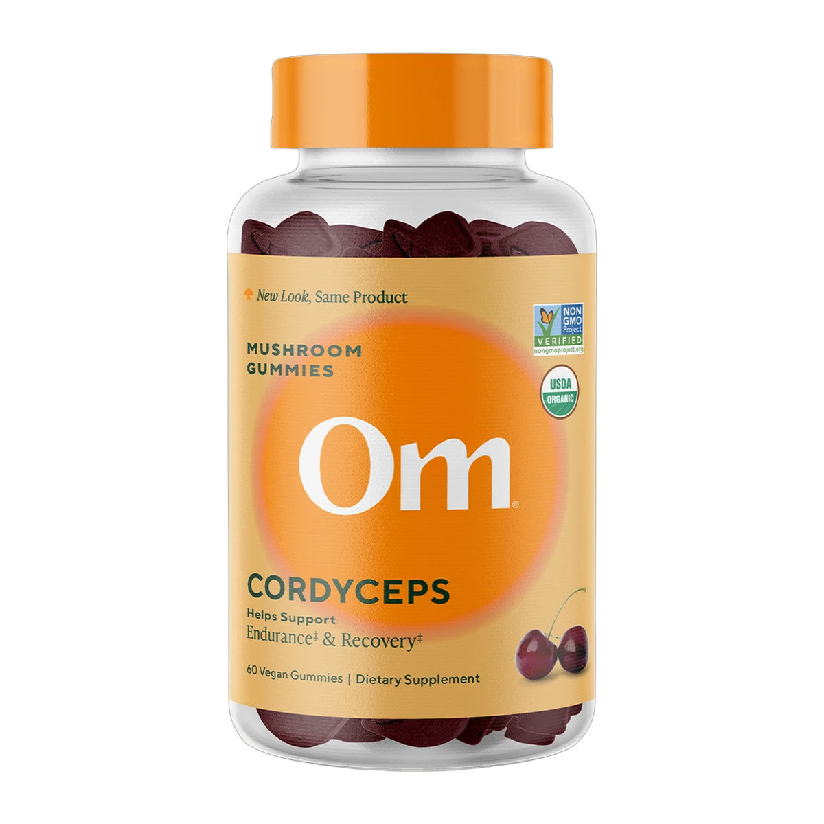 Cordyceps Mushroom Gummies, front of the bottle