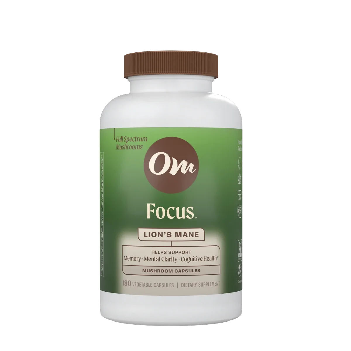 Focus Lion&rsquo;s Mane, capsules, 60-day supply
