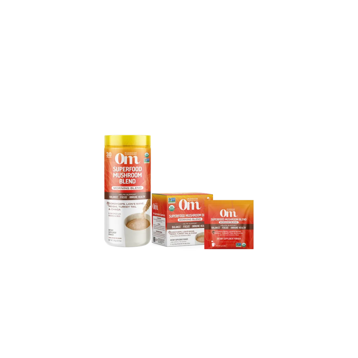 Mushroom Morning Blend, packets, 10 servings