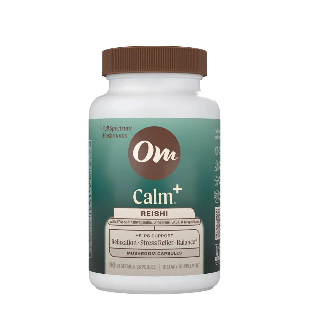 relax mushroom capsules, front